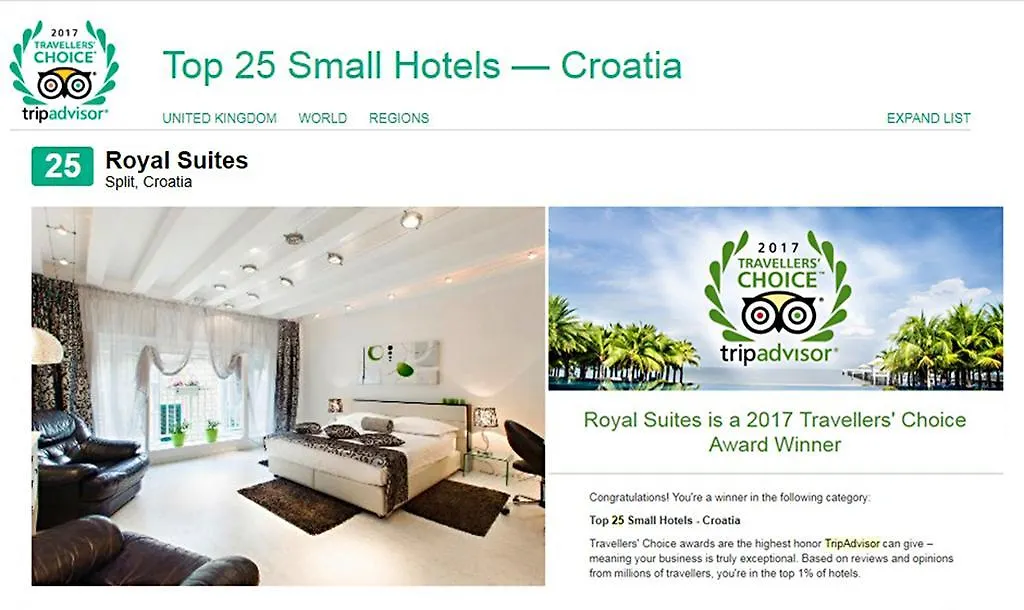 ספליט Royal Suites 4*,  קרואטיה